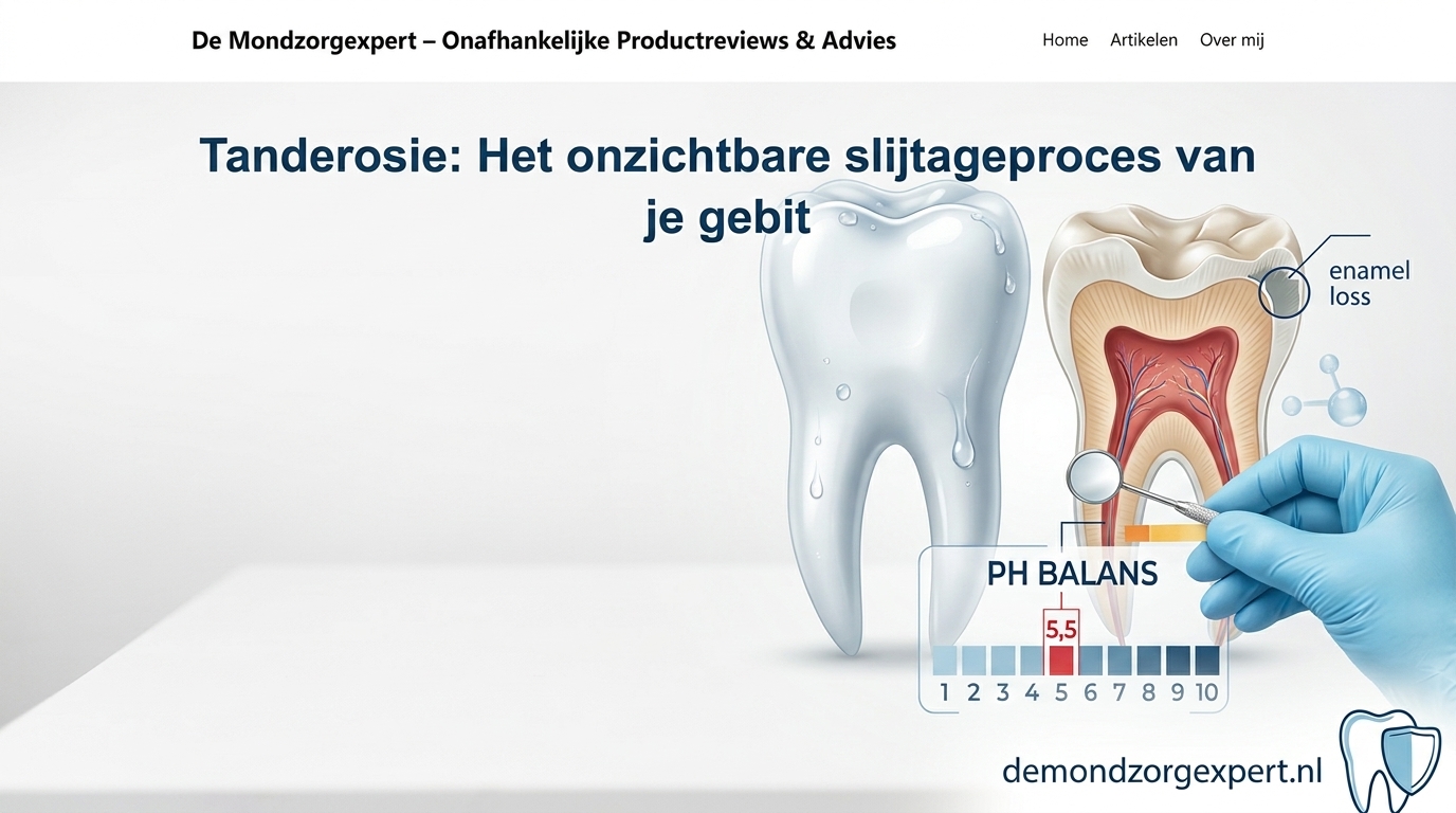 Tanderosie: Het onzichtbare slijtageproces van je gebit